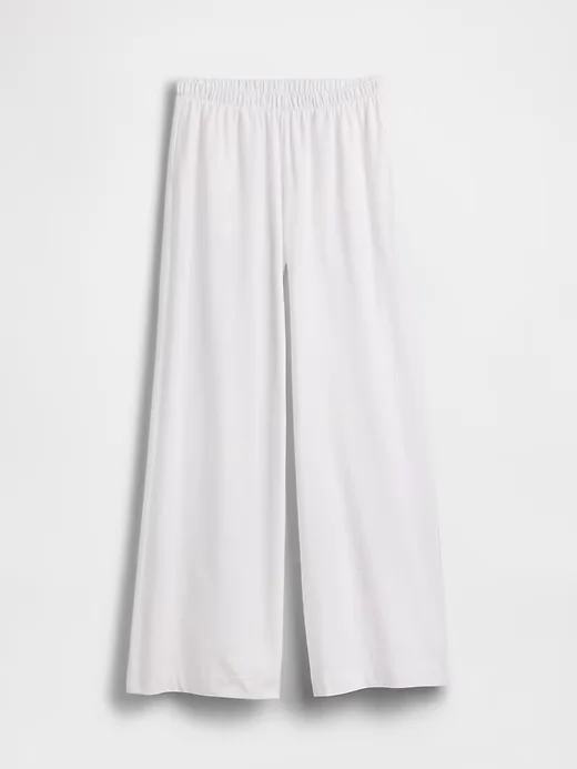 Débardeur côtelé & Pantalon large en maille — Pants